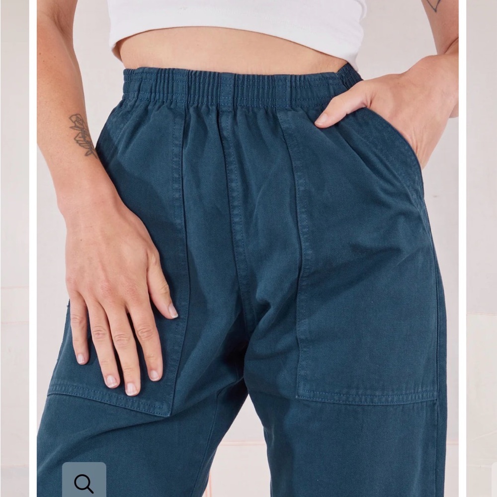 Unisex Blue Casual Pants- Big Bud Press Action Pants